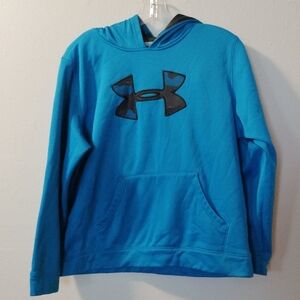 Under Armour Teal Hoodie with Black Logo